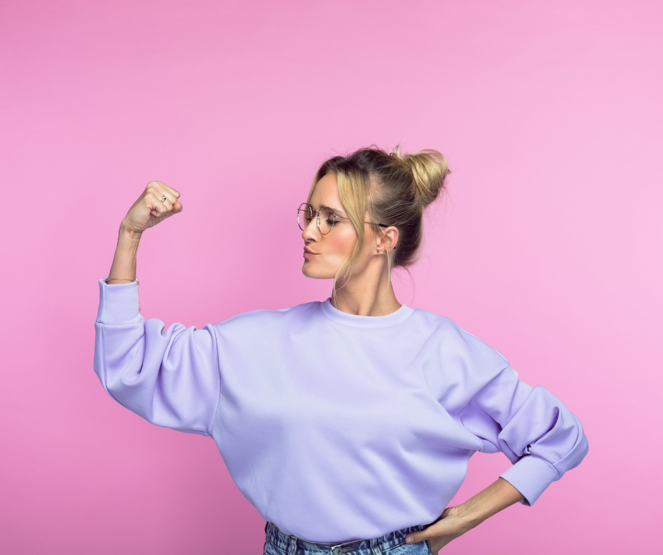 Women, be more confident in yourself and have less self-doubt