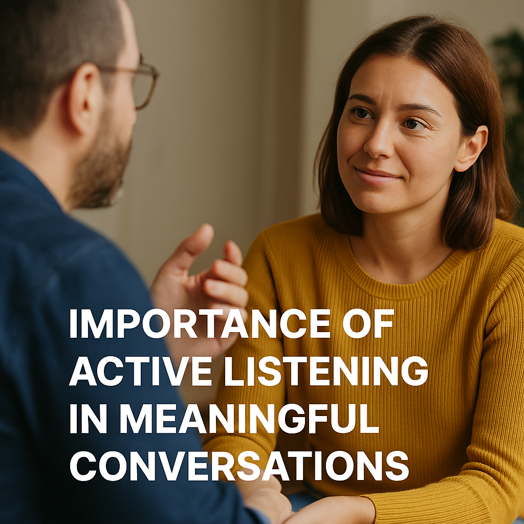 The Importance of Active Listening in Meaningful Conversations
