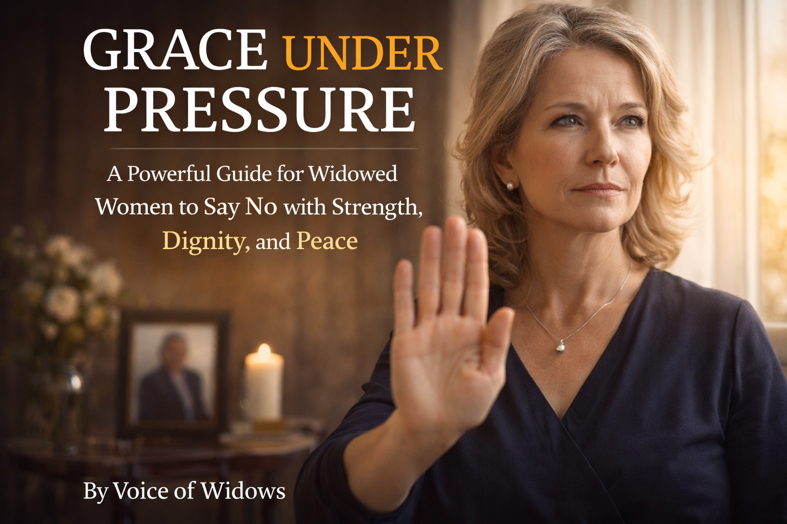 Grace Under Pressure A Powerful Guide for Widowed Women to Say No with Strength, Dignity, and Peace