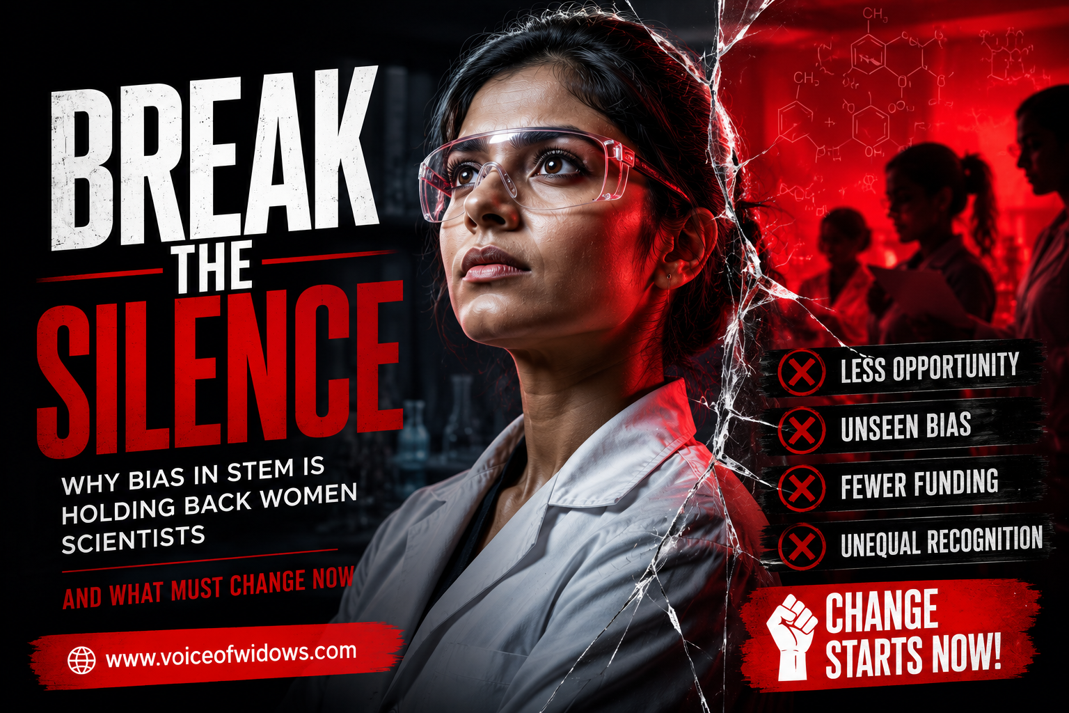 Break the Silence Why Bias in STEM Is Holding Back Women Scientists and What Must Change Now