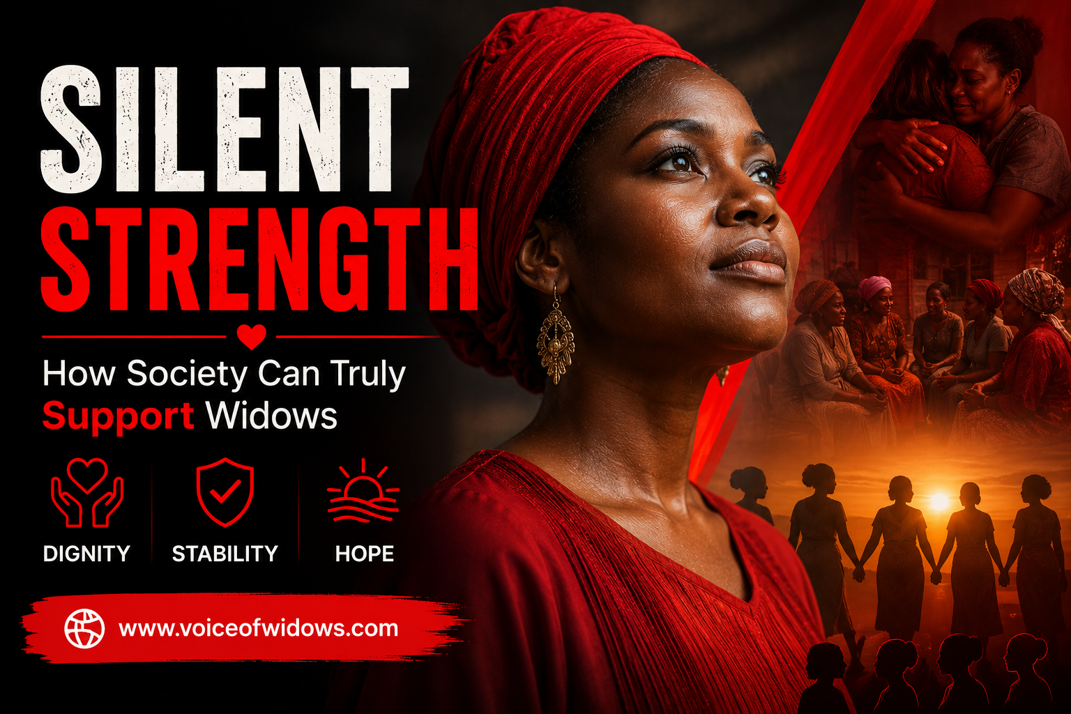 Silent Strength How Society Can Truly Support Widows and Restore Dignity, Stability, and Hope